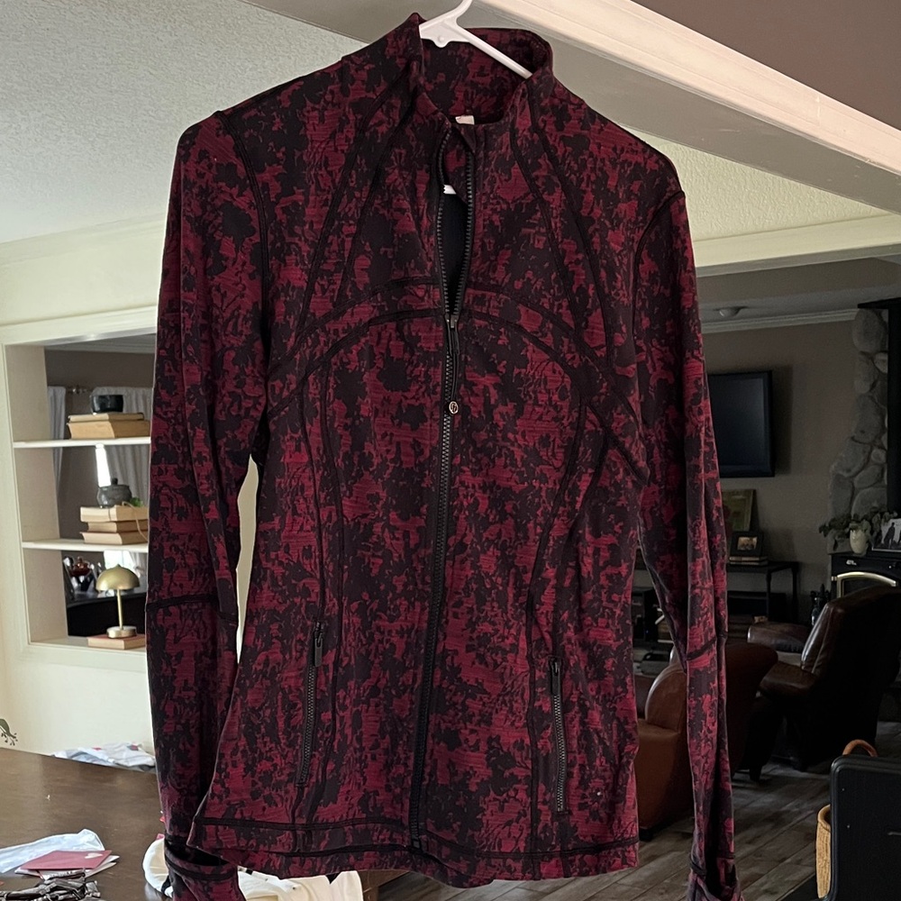 Lululemon Athletica Red and Black Jacket